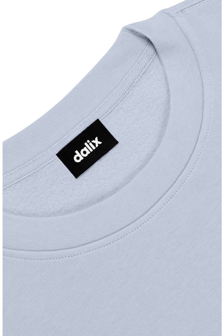 Heartly Ghost Relaxed Fleece Crewneck Sweatshirt, Alternate, color, Powder