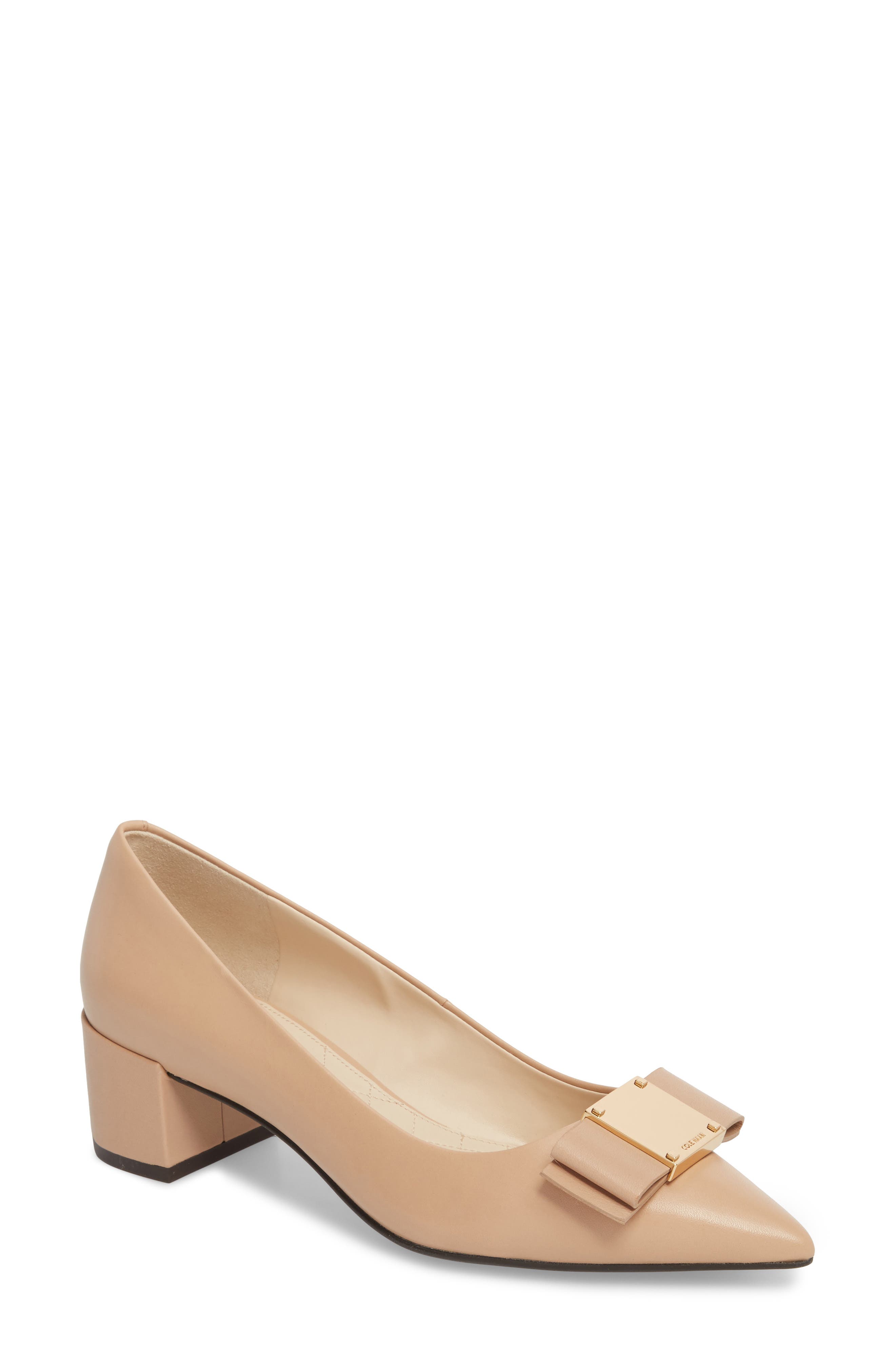 Cole Haan Tali Modern Waterproof Bow Pump, Main, color, 