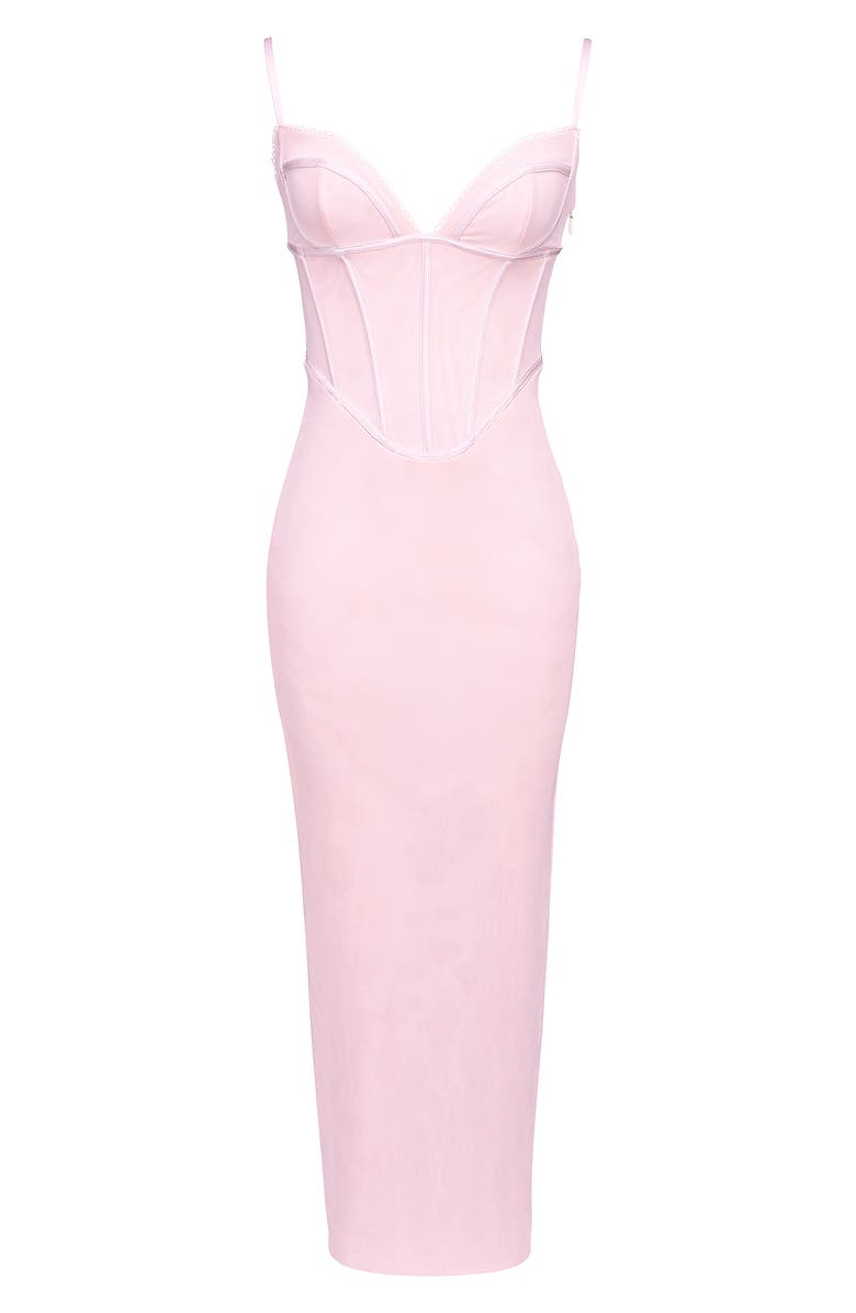 HOUSE OF CB Romy Corset Maxi Dress, Alternate, color, Pinkesque