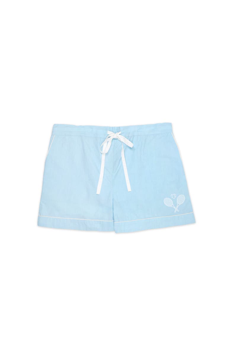 Short Pajama Set, Alternate, color, Court Dreams