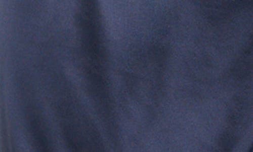Staud Stretch-silk Asymmetric Phare Midi Dress In Navy