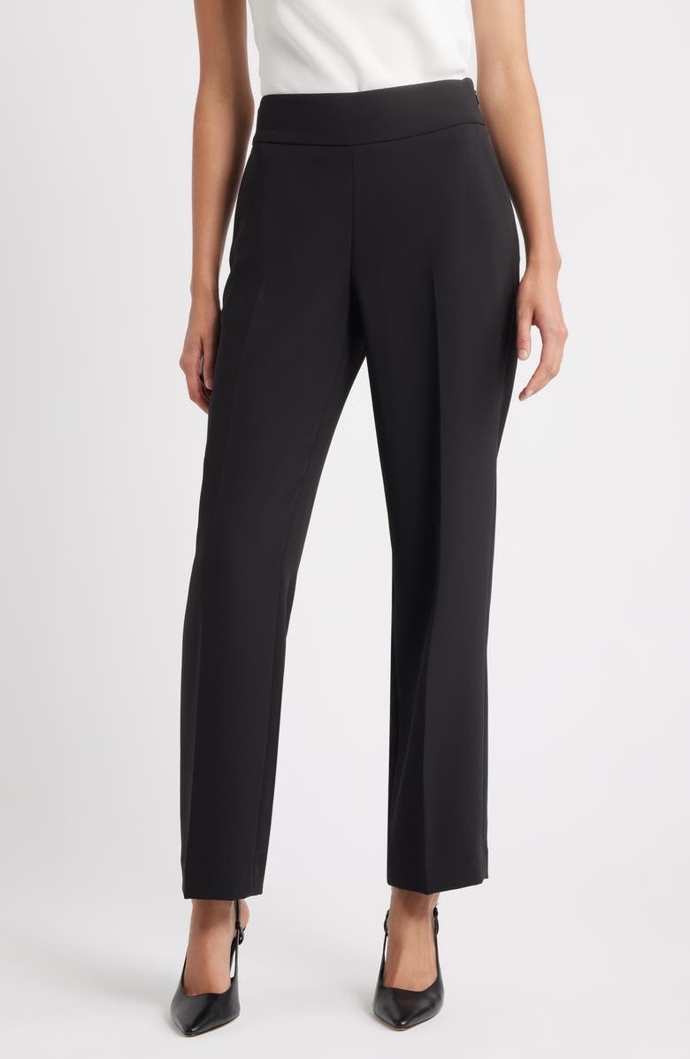 Elie Tahari The Bayla Ankle Pants, Main, color, Noir