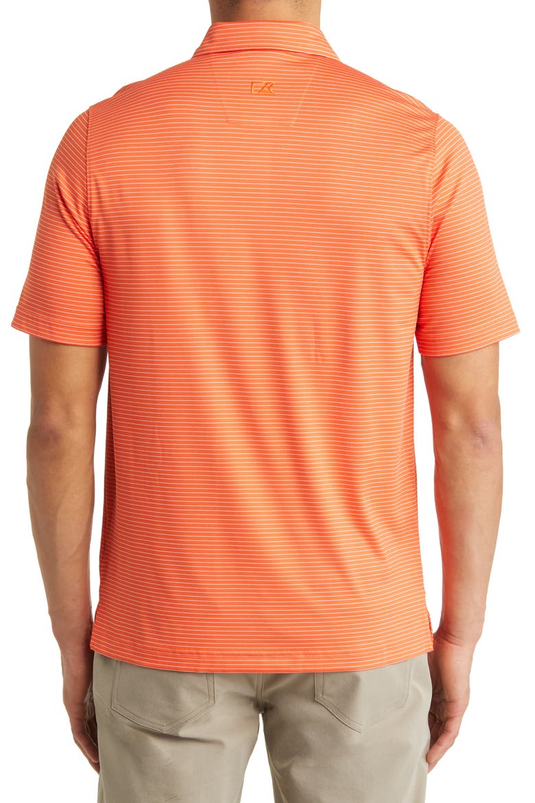 Forge Pencil Stripe Polo, Alternate, color, COLLEGE ORANGE