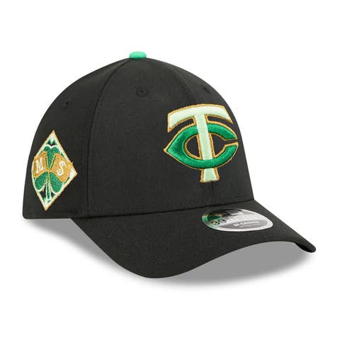 Men's New Era  Black Minnesota Twins 2026 St. Patrick's Day 39THIRTY Flex Hat
