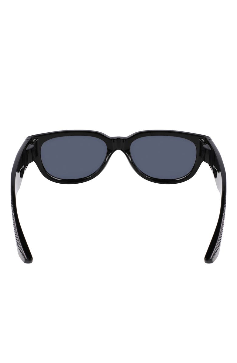 Nike Variant II 54mm Oval Sunglasses, Alternate, color, Black / Grey