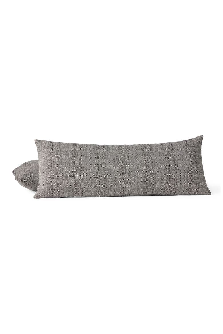 Lido Organic Cotton Accent Pillow Cover, Main, color, UNDYED/ ESPRESSO