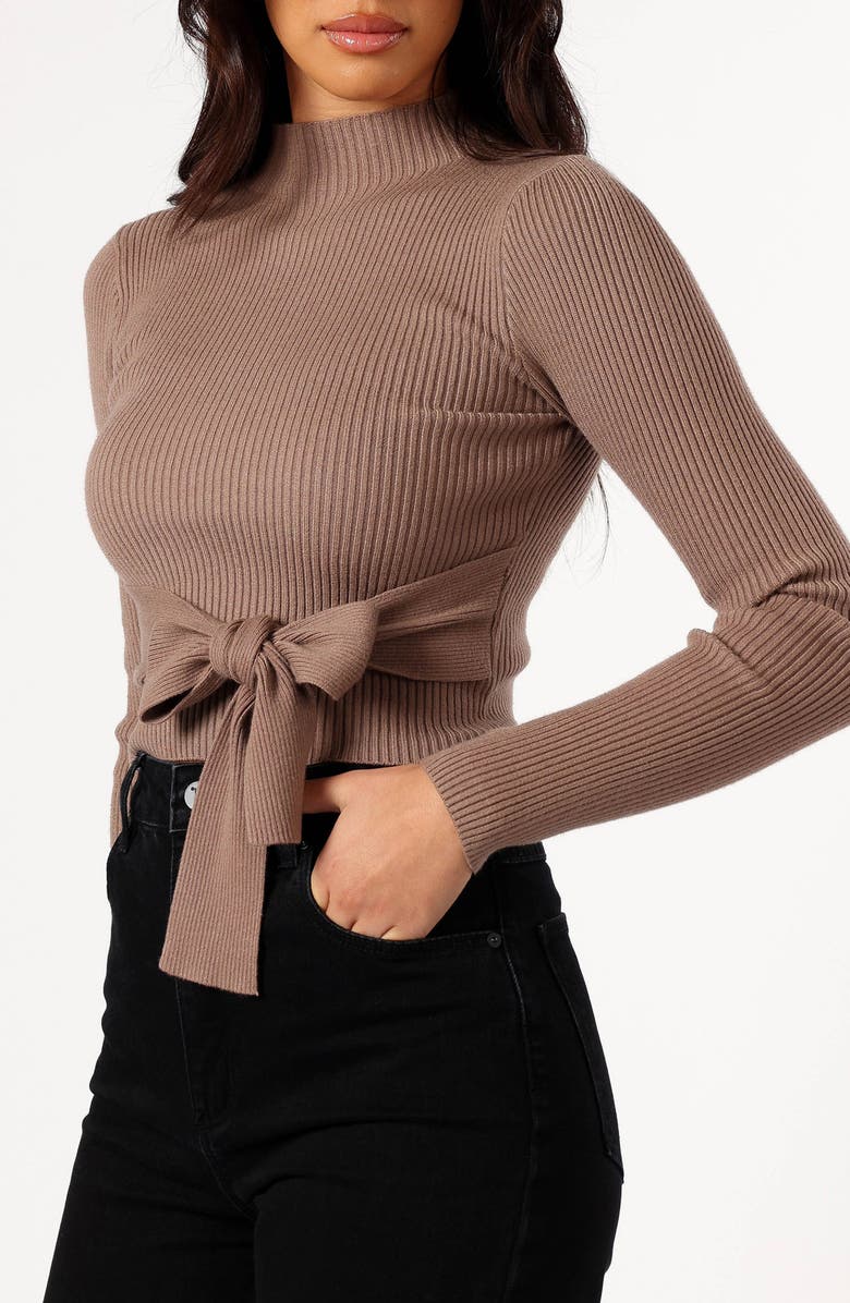 Petal & Pup Paige Tie Waist Rib Top, Alternate, color,