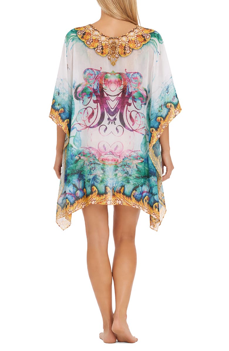 RANEES Filigree Print Poncho, Alternate, color, 