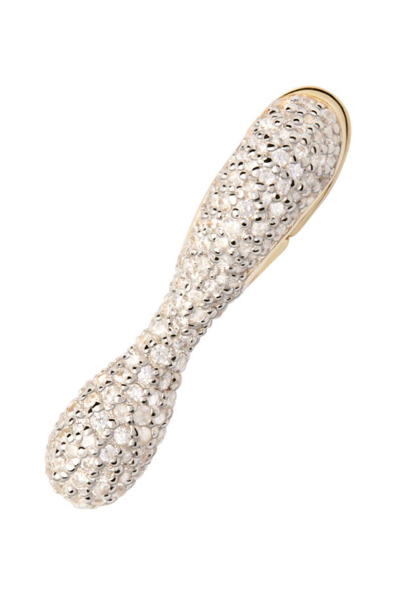 PDPAOLA Pavé Ray Hoops, Alternate, color, Gold