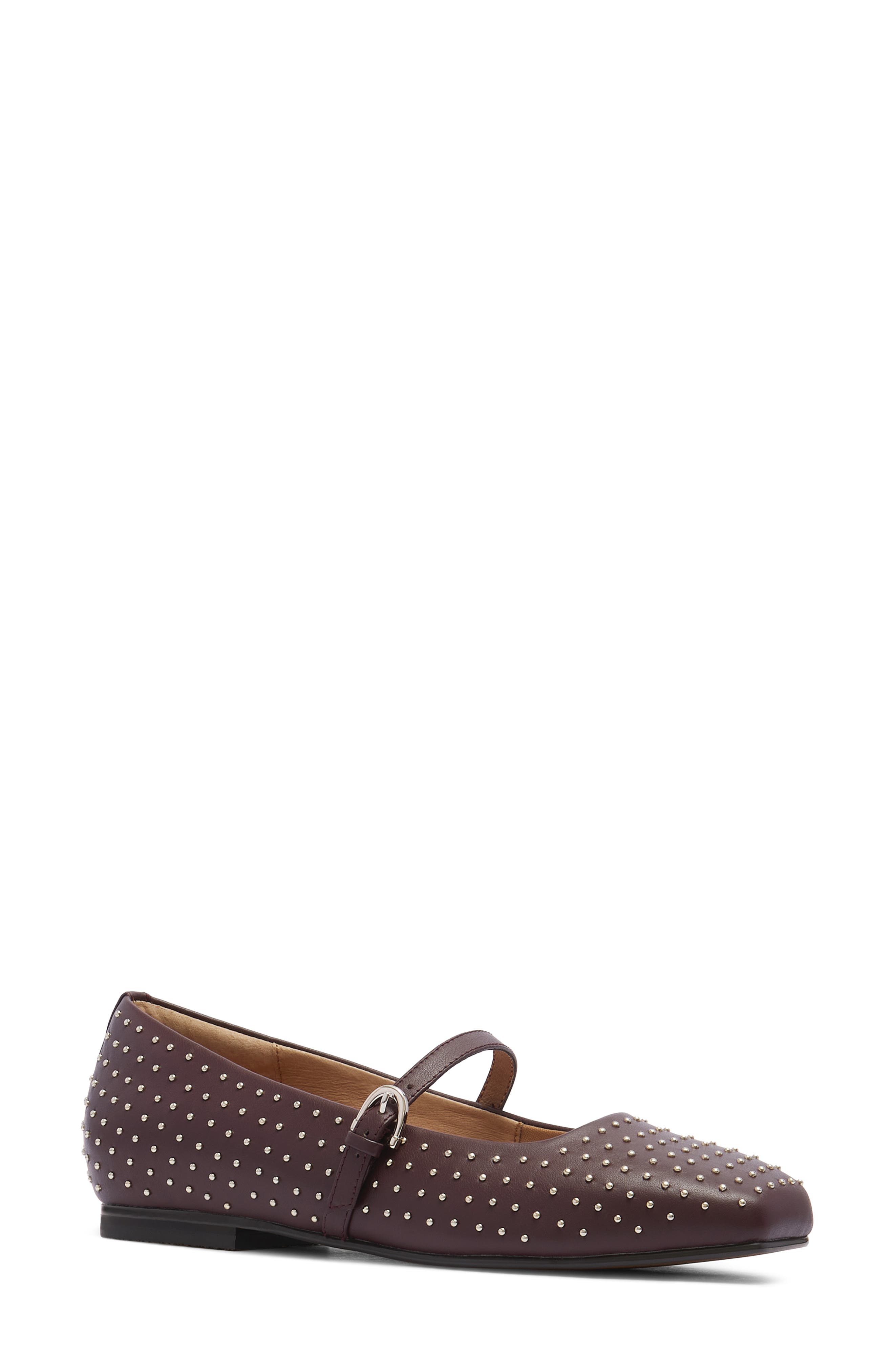 Hepburn Mary Jane Flat, Main, color, CHERRY STUD