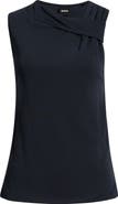 BOSS Epuete Drape Neck Jersey Top