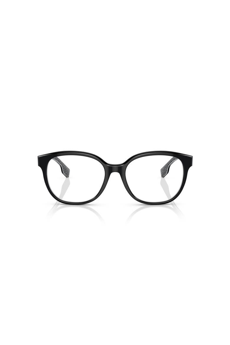 54mm Square optical glasses, Alternate, color, Black