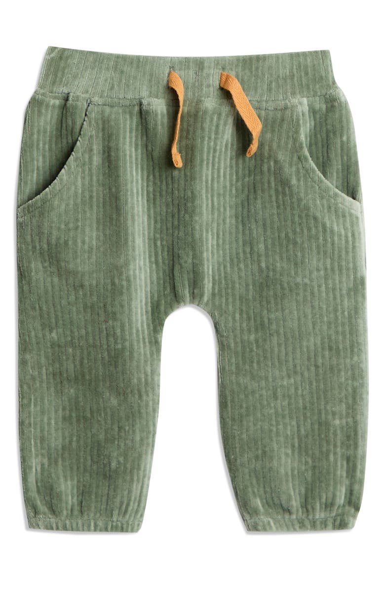 JOJO MAMAN BEBE Giraffe Print Sweatshirt & Corduroy Leggings Set, Alternate, color, Brown