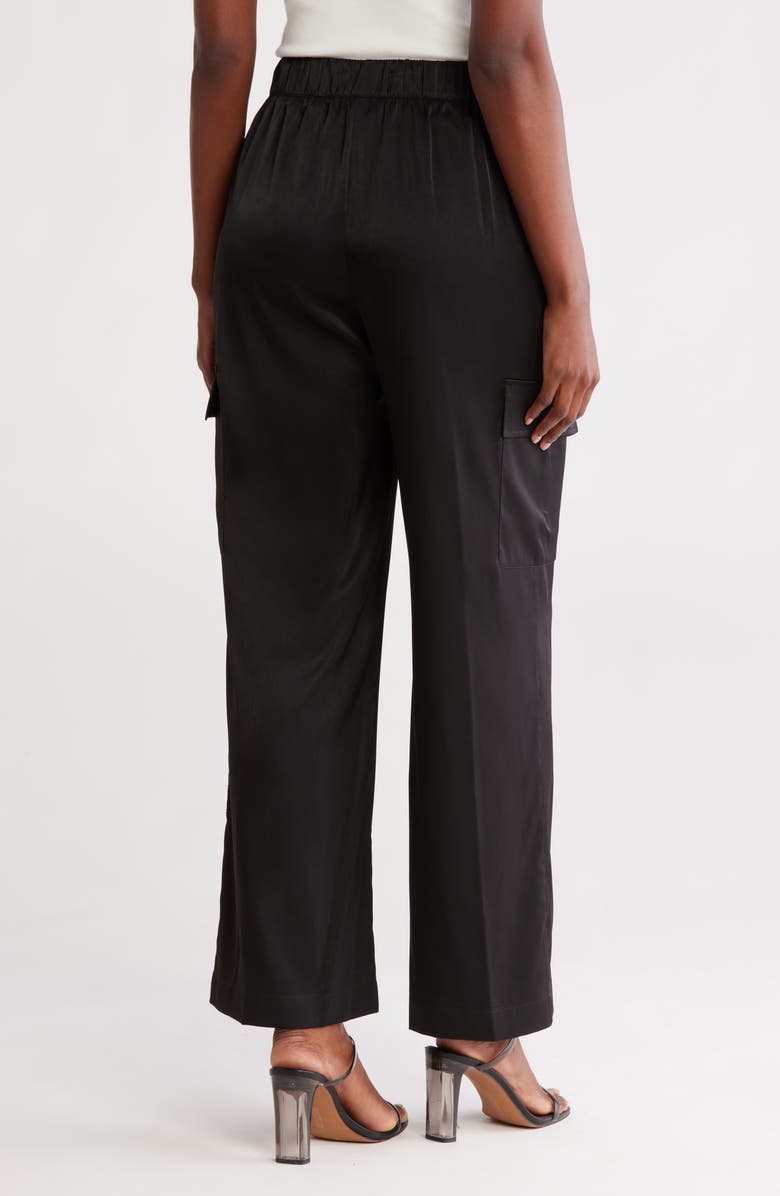 Elie Tahari The Sharon Cargo Pants, Alternate, color, Noir