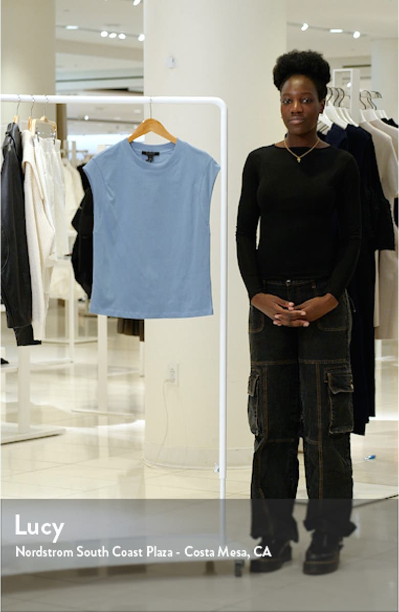 Esme Cotton Crewneck T-Shirt, sales video thumbnail