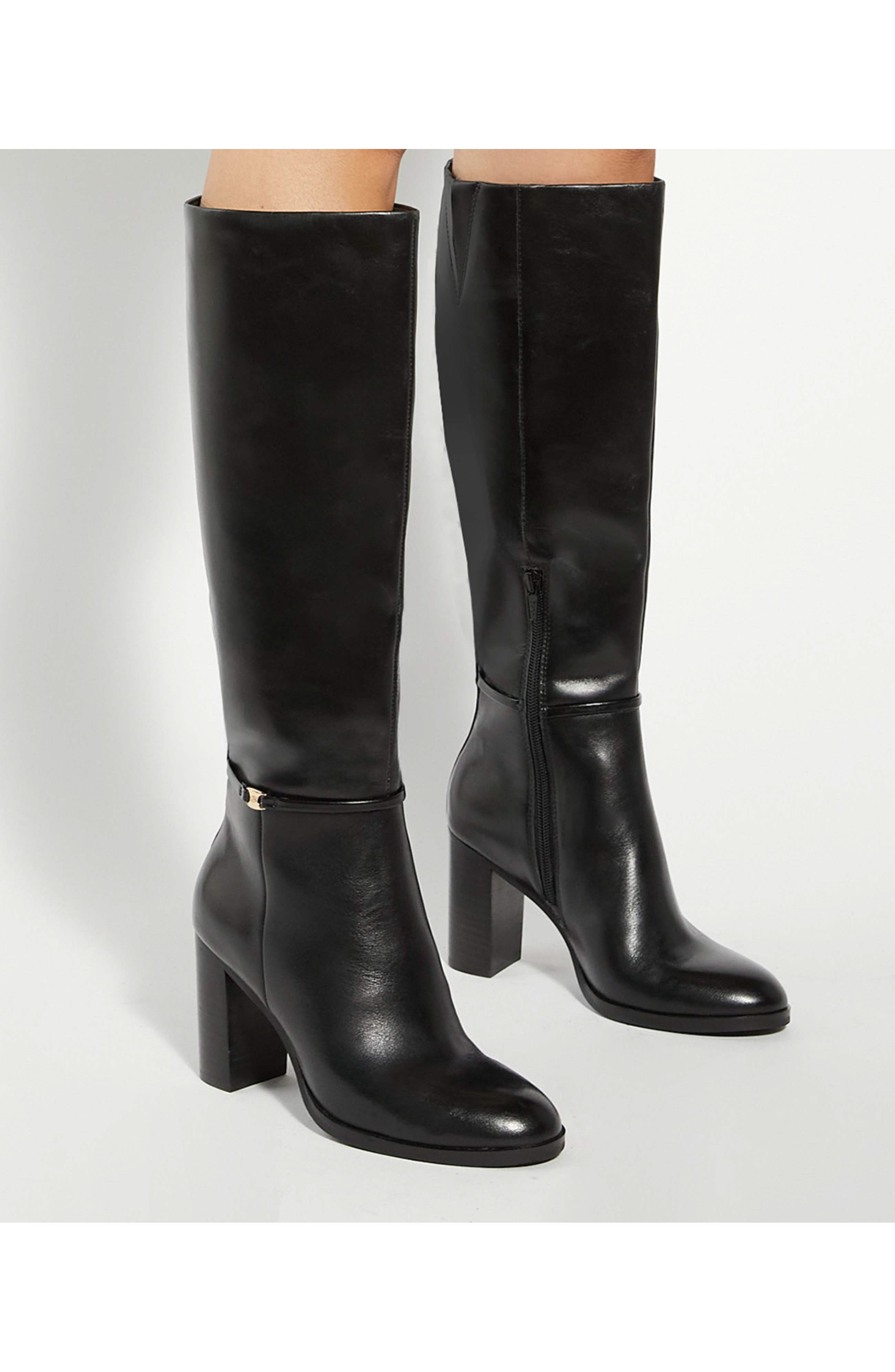 Starlling Knee High Boot, Alternate, color, BLACK