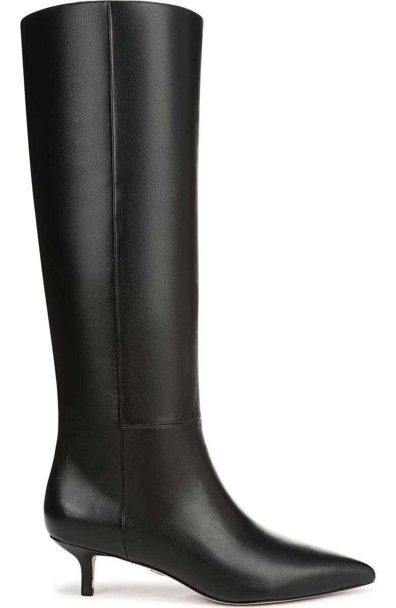 Veronica Beard Lisa 45 Knee High Boot, Alternate, color, Black Leather