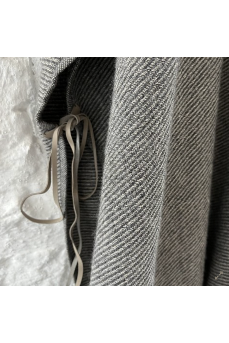 Wool Poncho, Alternate, color, Grey