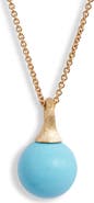 Marco Bicego Africa Boule 18K Yellow Gold Semiprecious Pendant Necklace