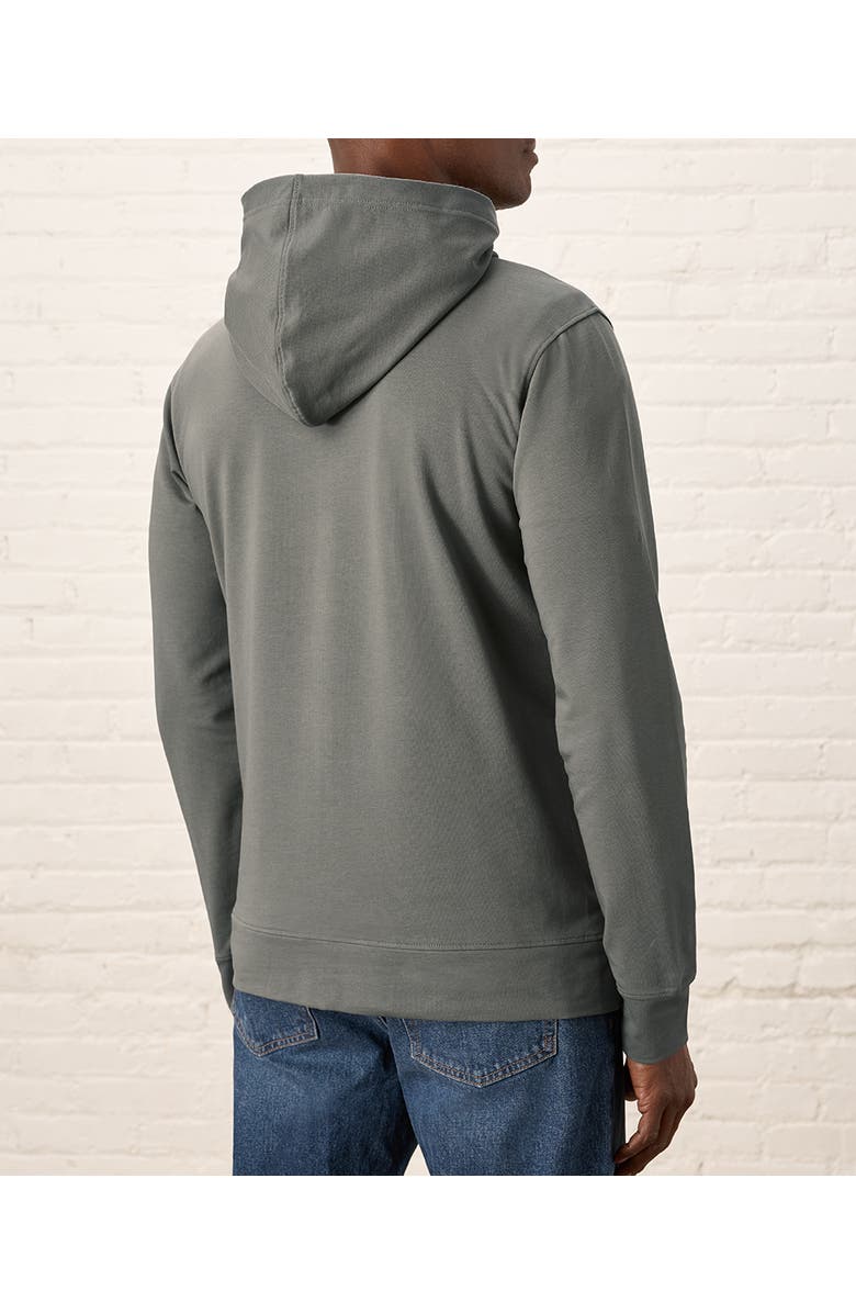 Pact Organic Cotton Stash French Terry Zip Hoodie, Alternate, color, Castor Grey