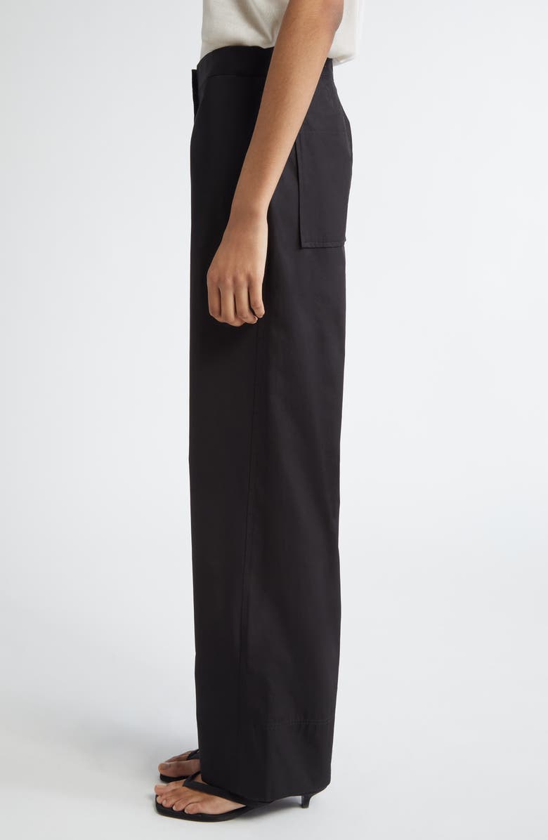 TOTEME Twisted Seam Trousers, Alternate, color, Black