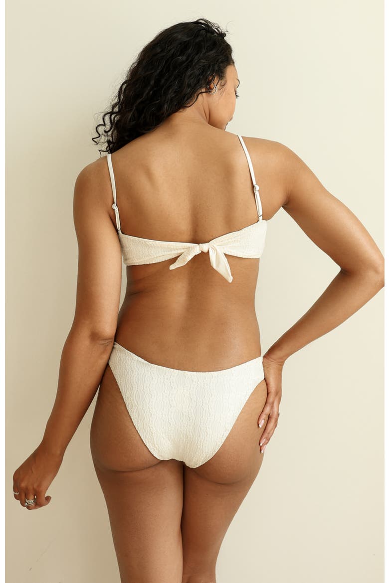 All My Love Bandeau Bikini Top, Alternate, color, Cream