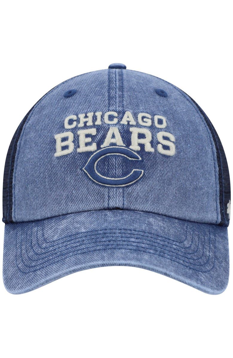 '47 Men's '47 Navy Chicago Bears Drumlin Trucker Clean Up Snapback Hat, Alternate, color, 