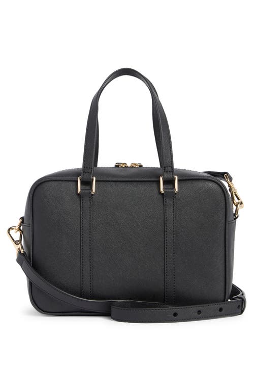 Cole Haan Go Anywhere Leather Satchel In Black