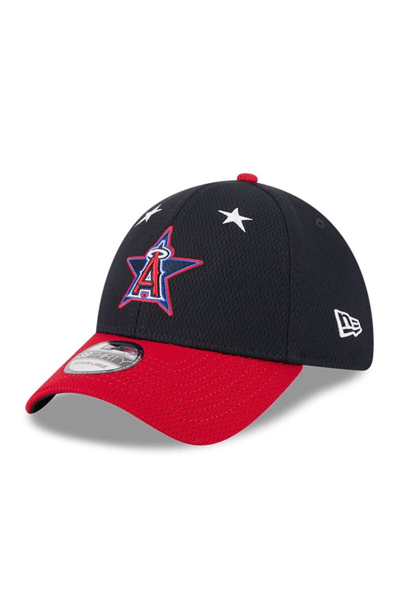 New Era Men's New Era Navy/Red Los Angeles Angels 2025 MLB All-Star Game Workout 39THIRTY Flex Hat, Alternate, color,