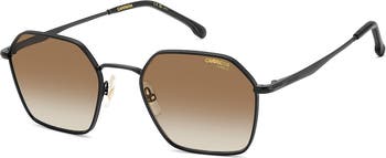 53mm Hex Metal Frame Sunglasses