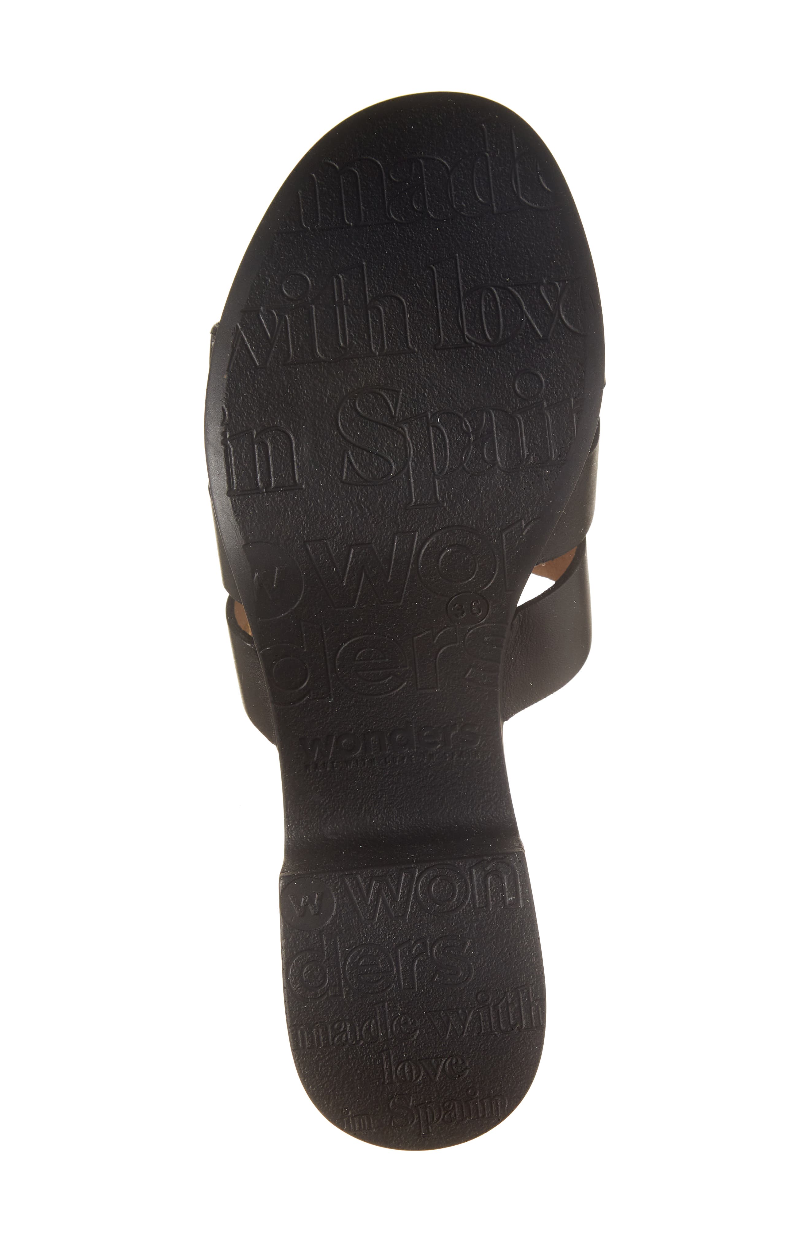 Wonders Block Heel Sandal, Alternate, color, 