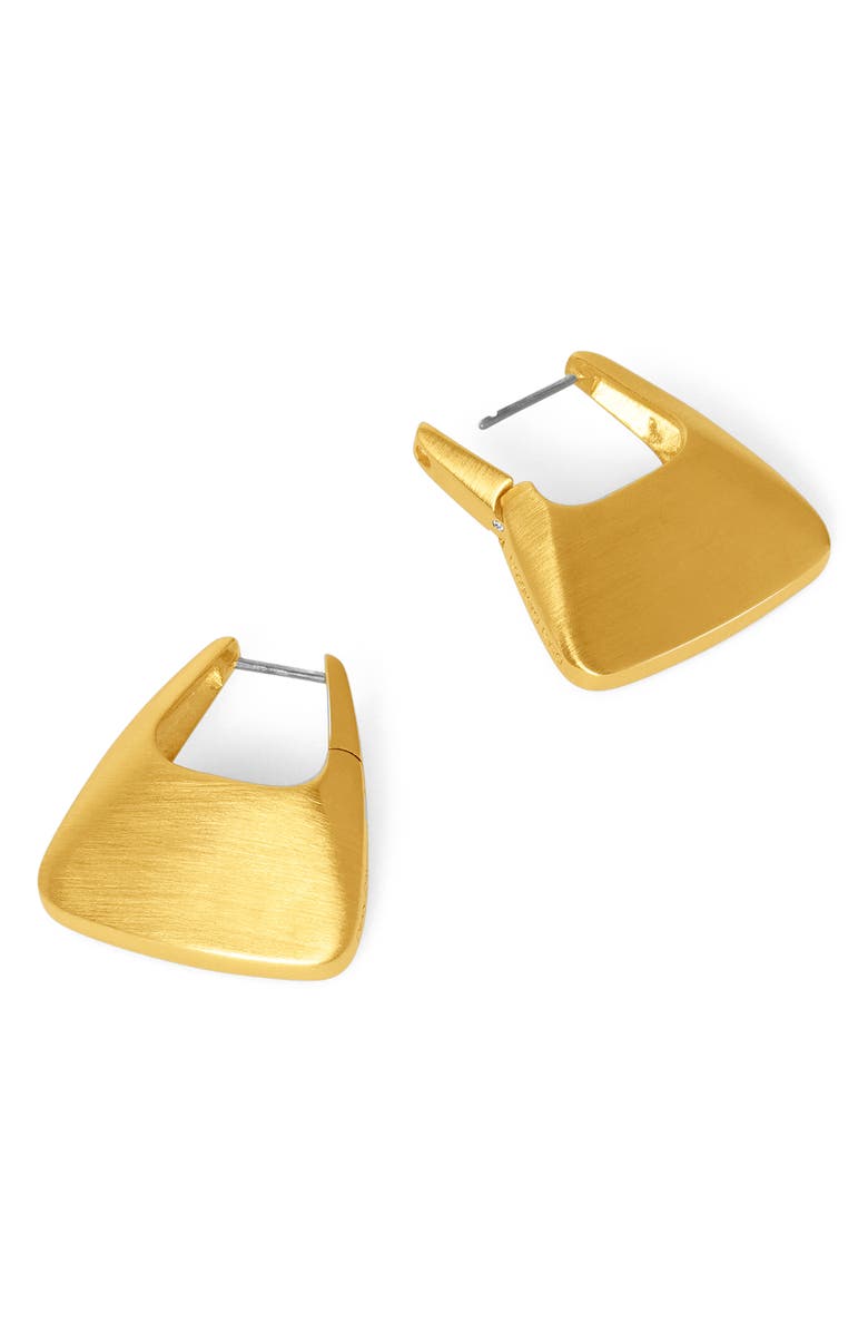 Dean Davidson Oslo Hinge Square Hoop Earrings, Alternate, color, Gold