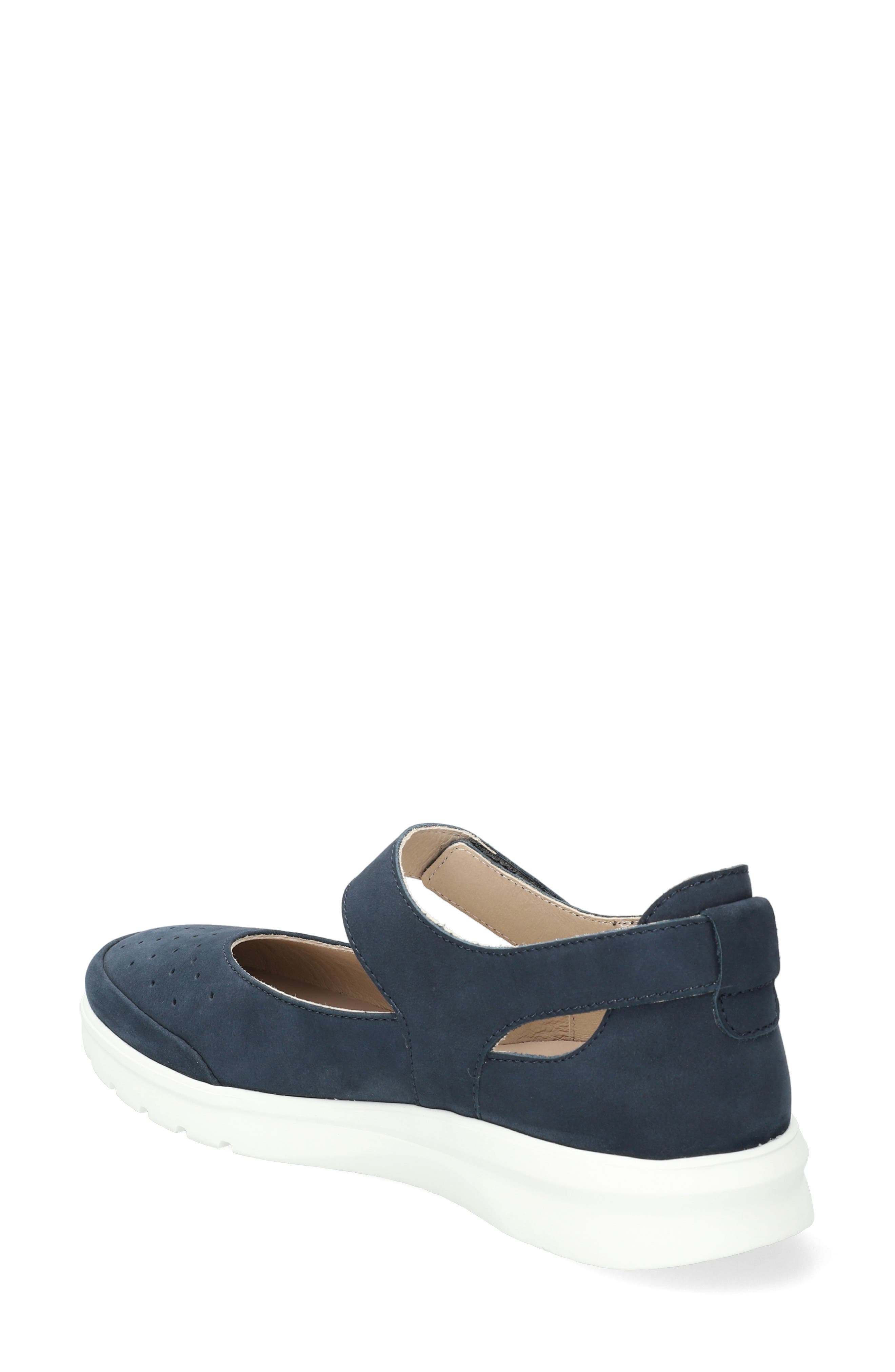 Marsia Mary Jane Flat, Alternate, color, JEANS BLUE BUCKSOFT