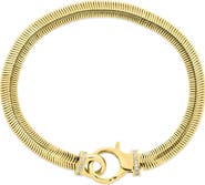 Sterling Forever Kassidy Cubic Zirconia Statement Chain Bracelet