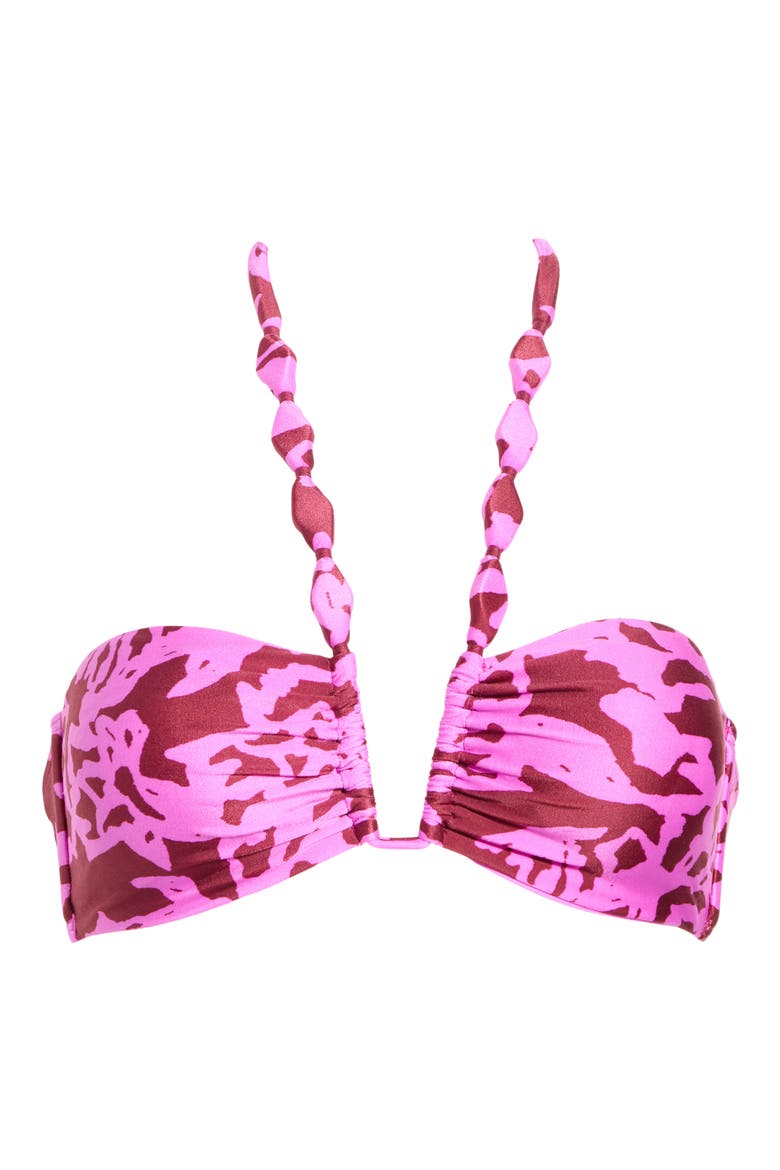 Ponche Alexa Carol Halter Bikini Top, Alternate, color, OCEANA PONCHE