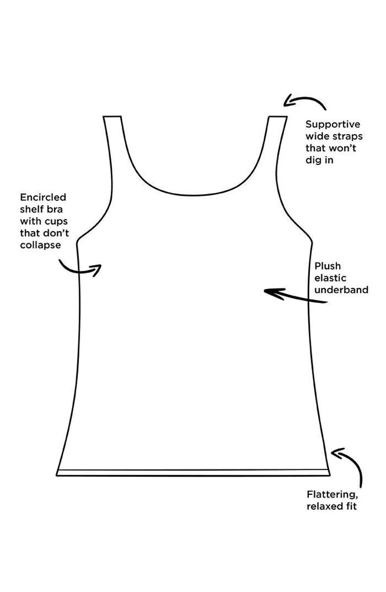 Swimsuits for All Chlorine Resistant Classic Scoop Neck Tankini Top, Alternate, color, Rainbow Sunburst