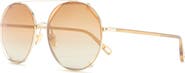Chloé 57mm Round Sunglasses