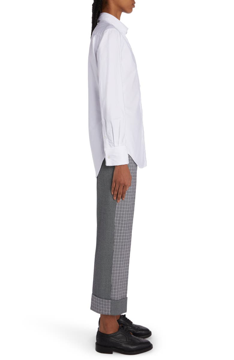 Thom Browne French Cuff Oxford Button-Down Shirt, Alternate, color,