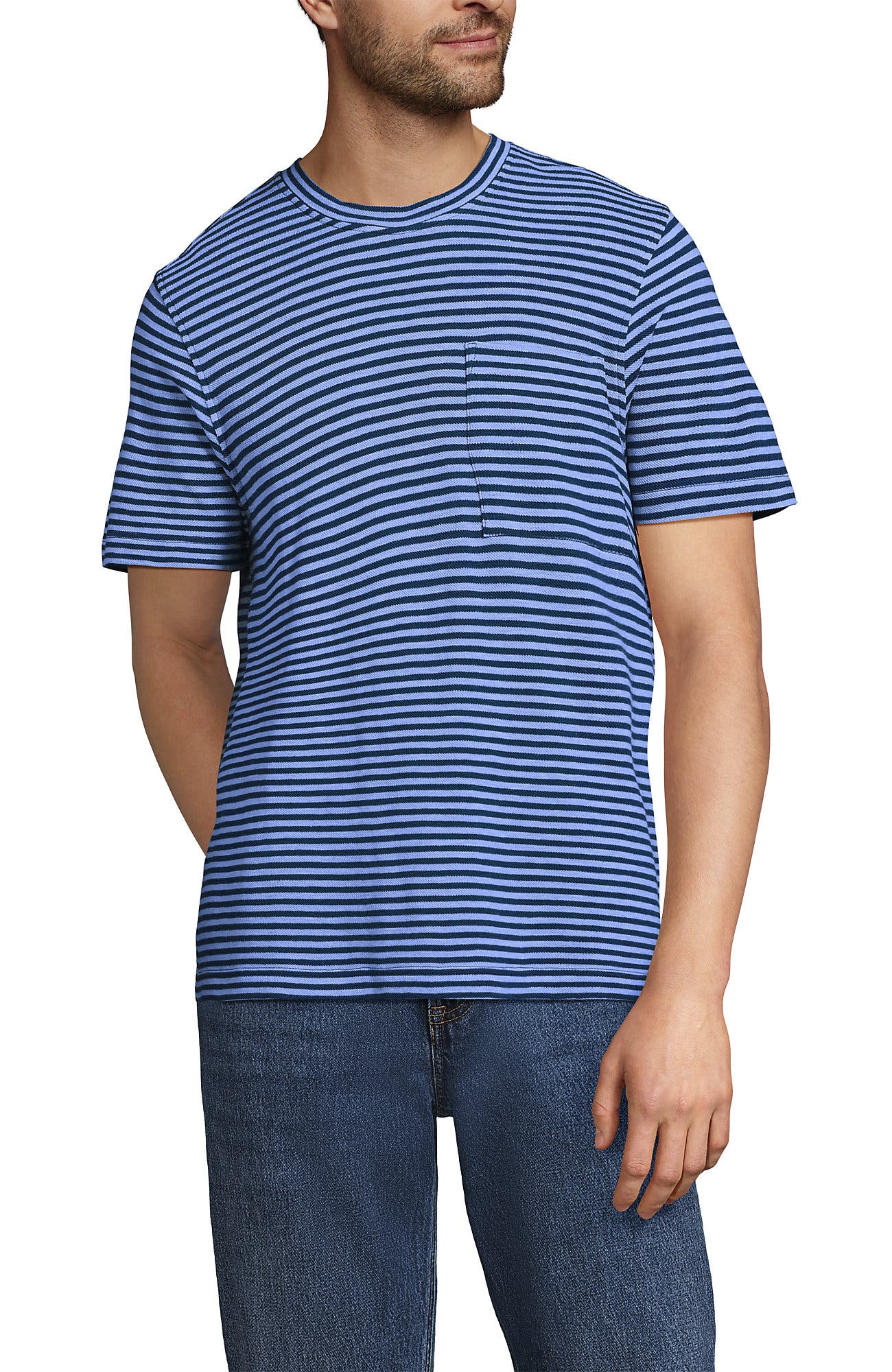 Baltic Teal/Blue Stripe
