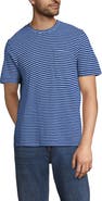 Lands' End Short Sleeve Cotton Linen Tee