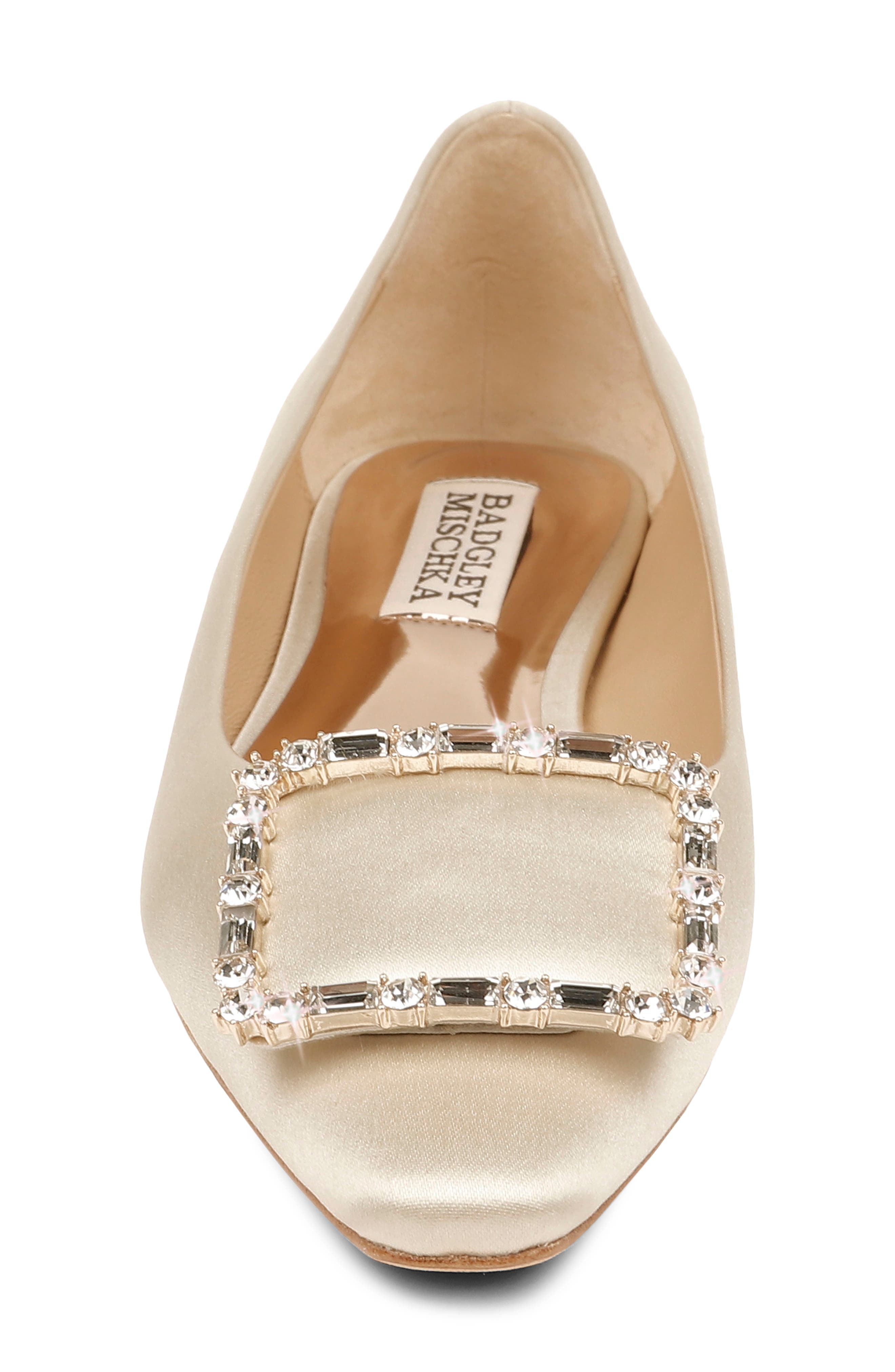 Dyanne Flat, Alternate, color, IVORY SATIN
