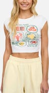 J.O.A. Sicilia Graphic Crop T-Shirt