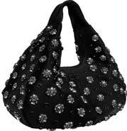 Ganni Mini Flowers Hobo Bag