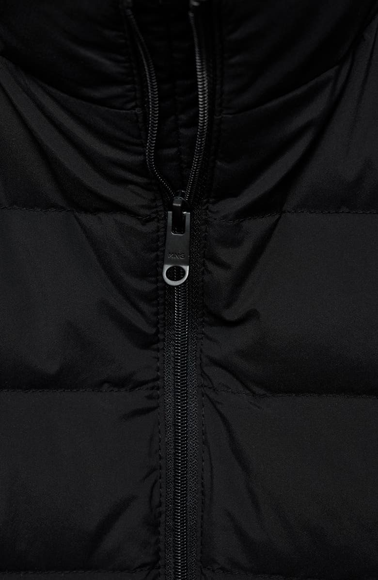 MANGO Water Repellent Quilted Down Vest, Alternate, color, 