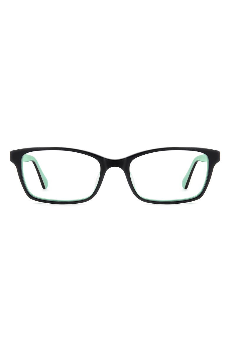 Kate Spade New York jackeline 50mm rectangular reading glasses, Main, color, 