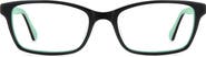 Kate Spade New York jackeline 50mm rectangular reading glasses