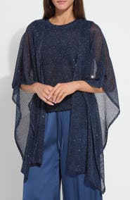 Lysse Riva Mesh Sequin Shrug