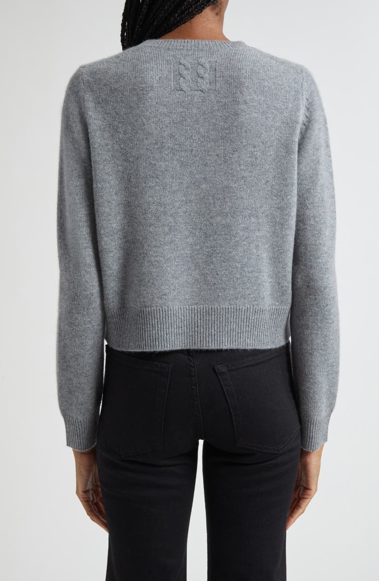 Nili Lotan Cashmere Sweater, Alternate, color, Medium Grey Melange