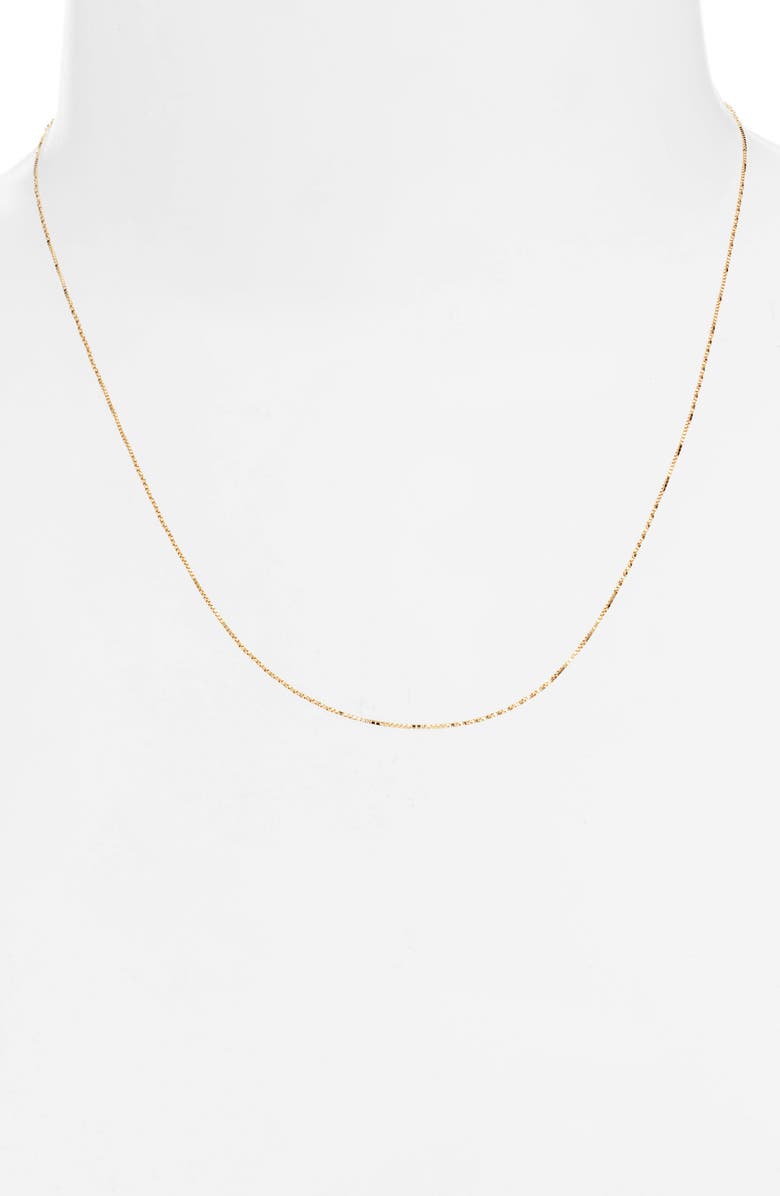 Bony Levy 14K Gold Flat Rolo Chain Necklace, Alternate, color, Yellow Gold