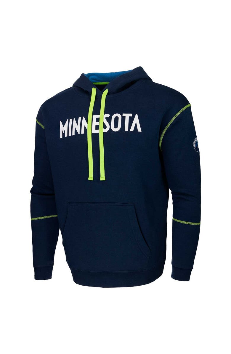 Stadium Essentials Unisex Navy Stadium Essentials Minnesota Timberwolves Monument Pullover Hoodie, Alternate, color,